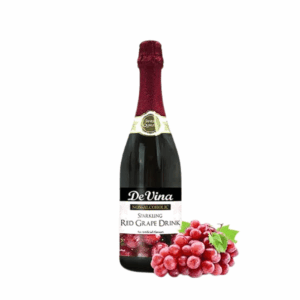 non alcoholic devina red grape wine, 750ml