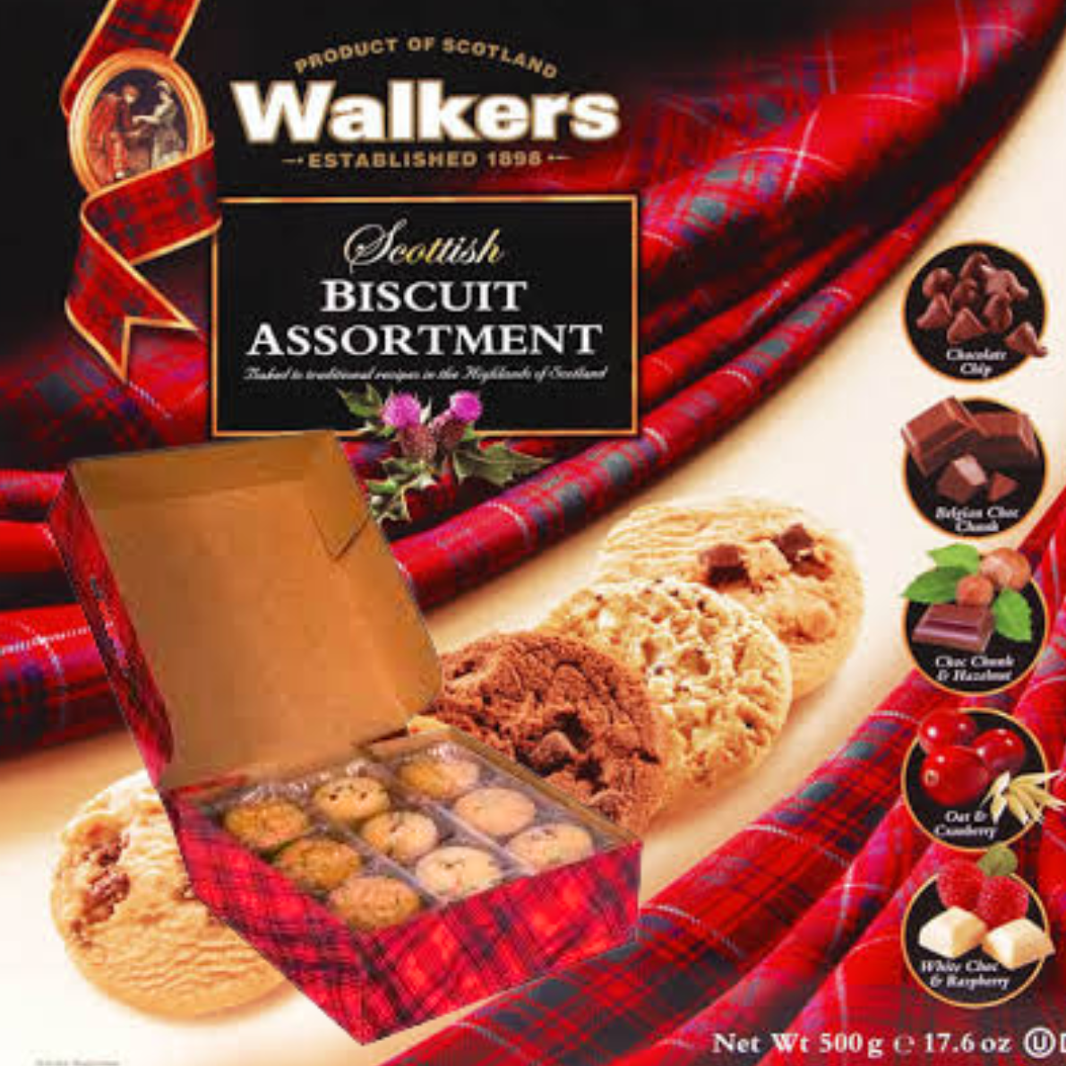 Walkers Scottish Biscuit Assortment, 900g