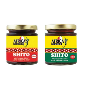 x2 Africa's Finest Shito Hot & Mild 160g