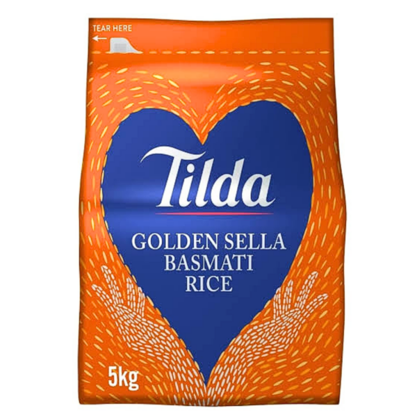 Tilda Golden Sella Basmati Rice - Orange