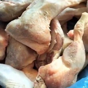 Hard Chicken Leg & thigh 1kg uncut  ( Jolly frozen Chicken )