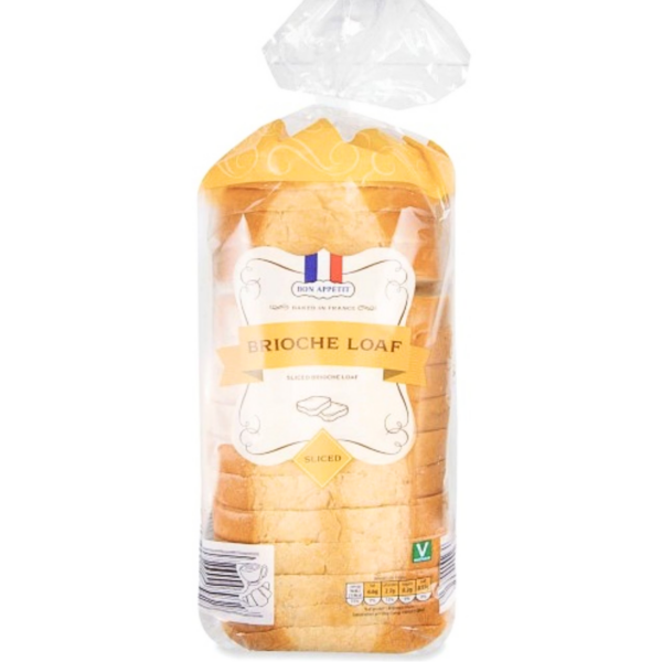 Sliced Brioche Loaf 500g