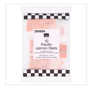 Frozen Chef's Essentials 10 Pacific Salmon Fillets 1kg