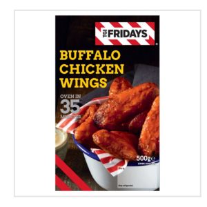 Frozen TGI Fridays Buffalo Chicken Wings 500g