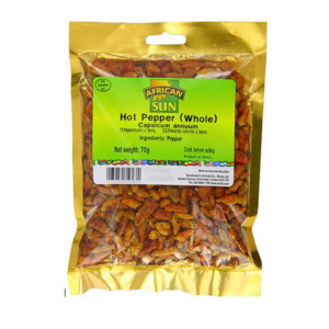 AF WHOLE HOT PEPPER 70G
