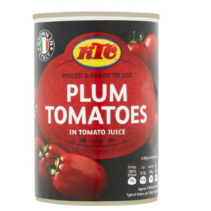 KTC Plum Tomato Tins - 400g