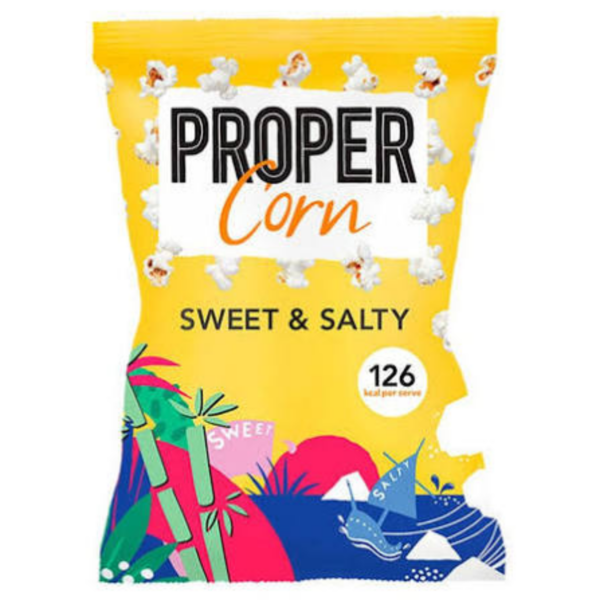 PROPER CORN SWEET & SALTY POPCORN 100G