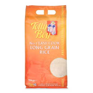 TOLLY BOY EASY COOK RICE 5KG