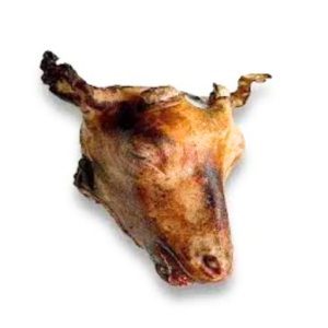 Full Frozen Goat Head -1.5kg-2kg ( Cut)