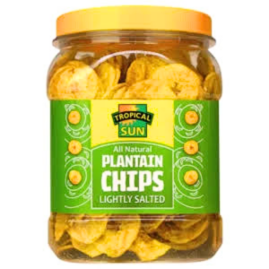 TS Plantain Chips lightly salted  -450g ( Jars)