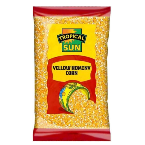 TS YELLOW - WHITE HOMINY CORN 500G