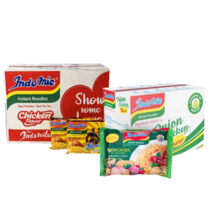 1 Box Nigeria Indomie Chicken & 1 Box onion Noodles - 1 Box, each - ( 80 Packs )