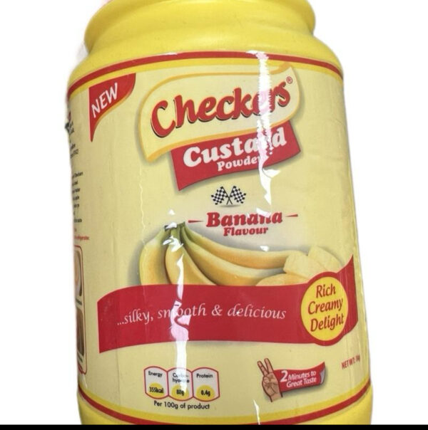 Cheekers custard 1kg ( vanilla flavor & Banana )