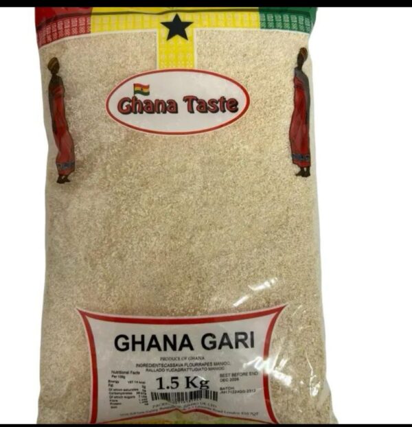 GHANA TASTE GARI 1.5kg -  4KG ( white )